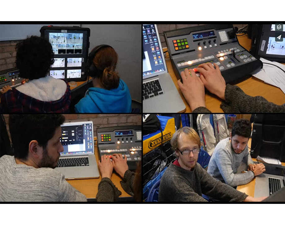 TV And Sports Students Collaborate To Produce Video