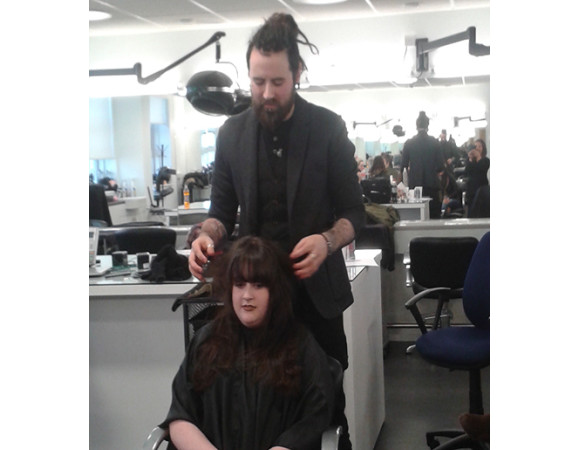 Rainbow Room Visit Hairdressing Students