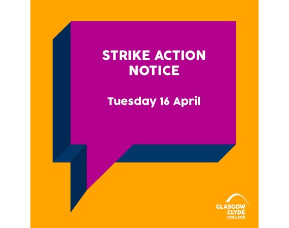 Strike Action Notice 16 April