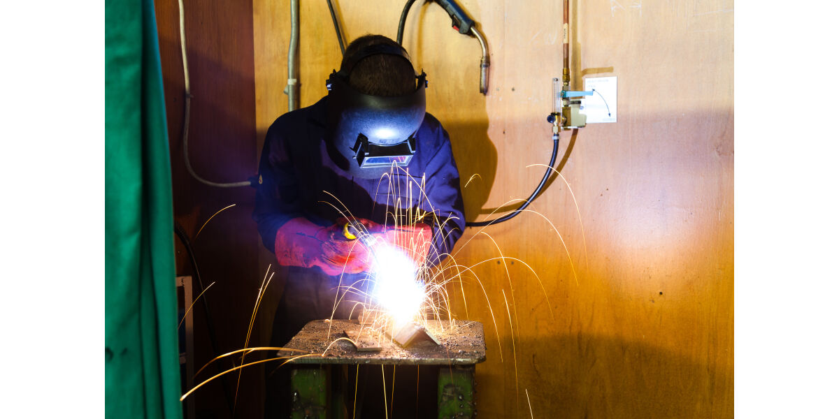 Fabrication Student Welding