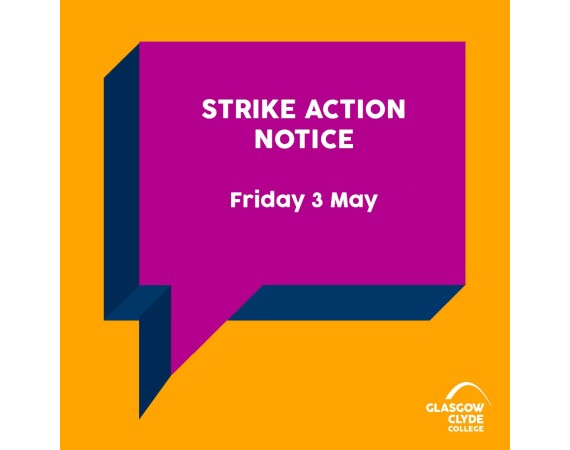 Strike Action Notice 3 May